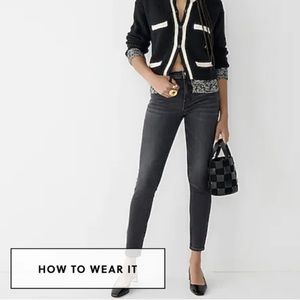 J. Crew Jeans Black Charcoal Wash | 27T | H3262